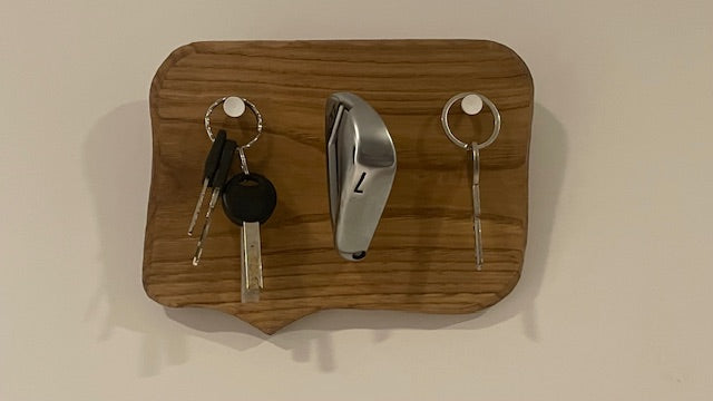 ClubHanger – L’élégance du golf, personnalisée jusque dans votre entrée pour cette patère porte manteau
