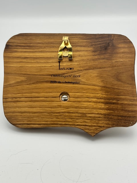 ClubHanger – L’élégance du golf, personnalisée jusque dans votre entrée pour cette patère porte manteau