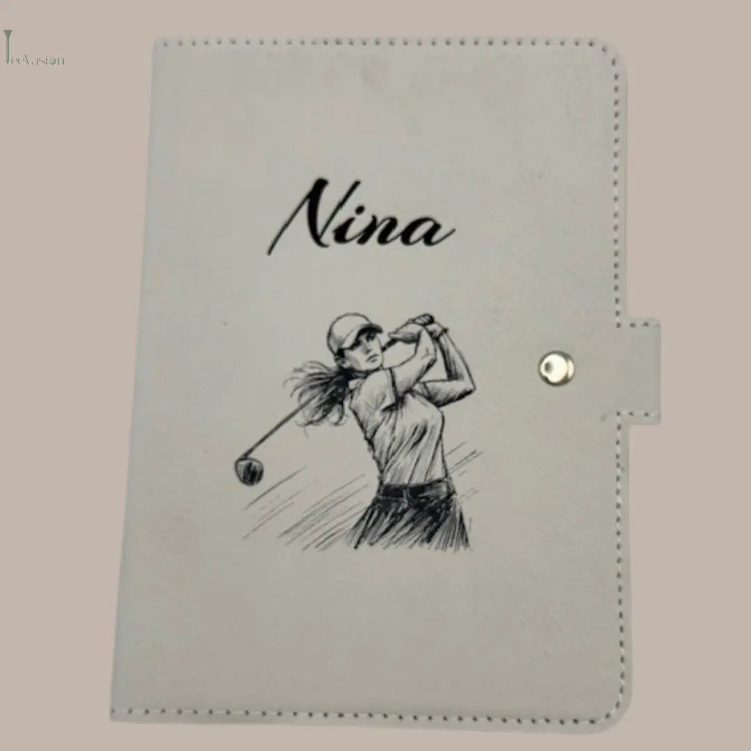 Accessoire golf – Porte-cartes pratique et personnalisable pour golfeur Tee Vasion