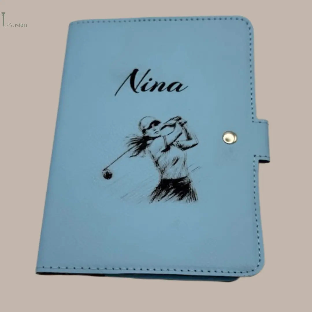 Accessoire golf – Porte-cartes pratique et personnalisable pour golfeur Tee Vasion