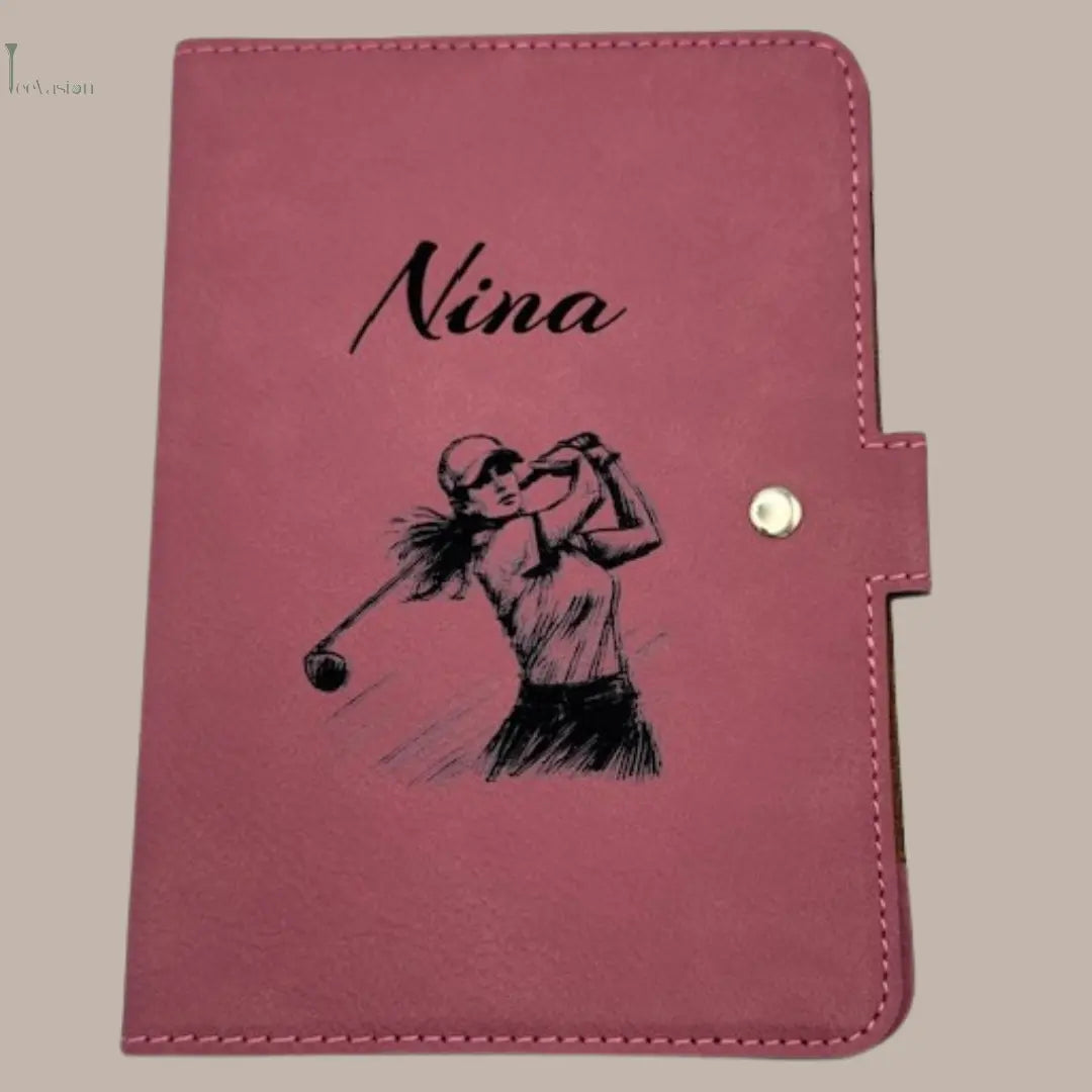 Accessoire golf – Porte-cartes pratique et personnalisable pour golfeur Tee Vasion