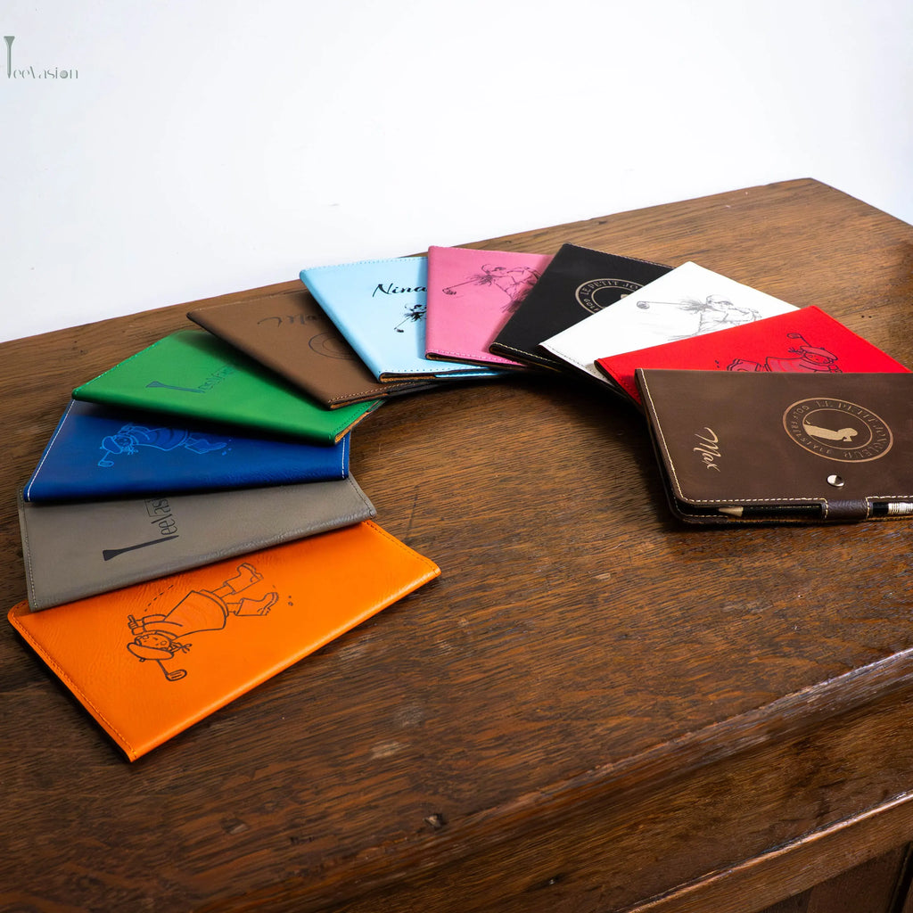 Accessoire golf – Porte-cartes pratique et personnalisable pour golfeur Tee Vasion