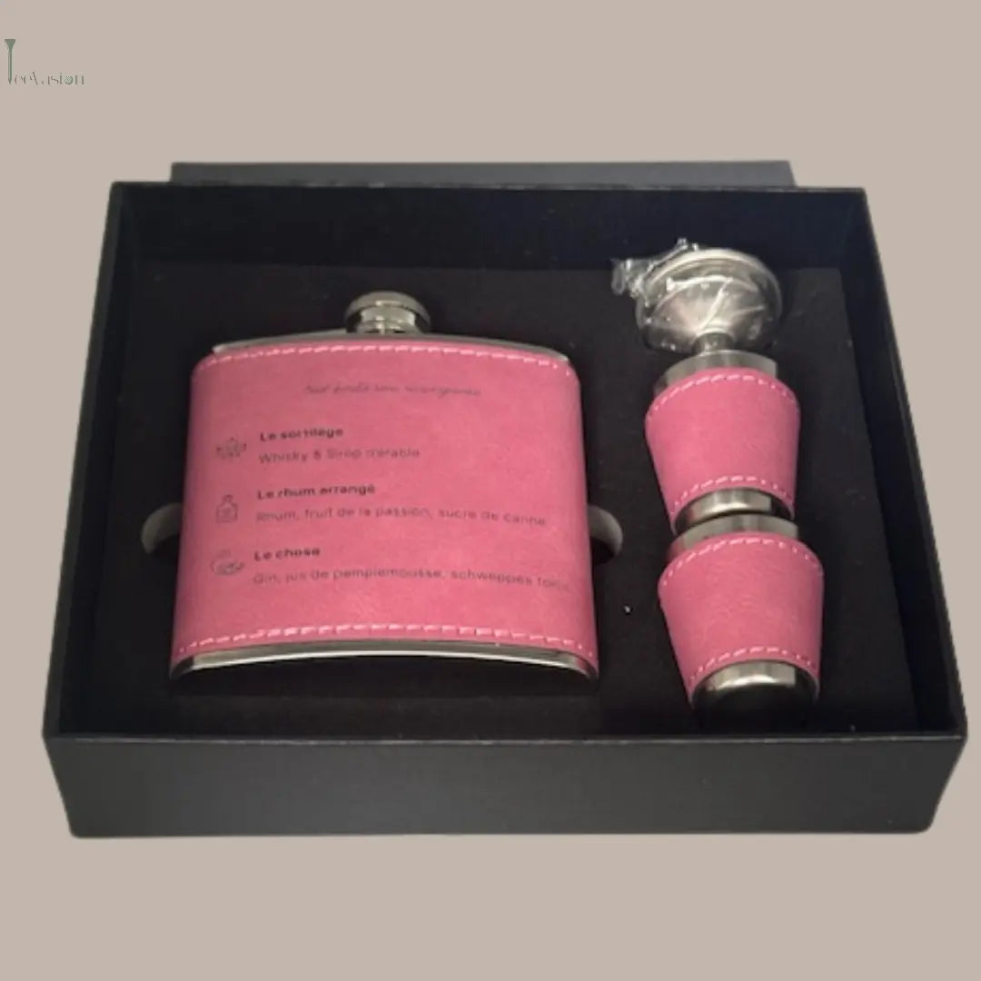 Birdie Flask – Coffret flasque de golf personnalisé, cadeau original Tee Vasion