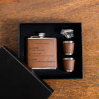 Birdie Flask – Coffret flasque de golf personnalisé, cadeau original Tee Vasion