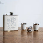 Birdie Flask – Coffret flasque de golf personnalisé, cadeau original