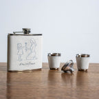 Birdie Flask – Coffret flasque de golf personnalisé, cadeau original Tee Vasion