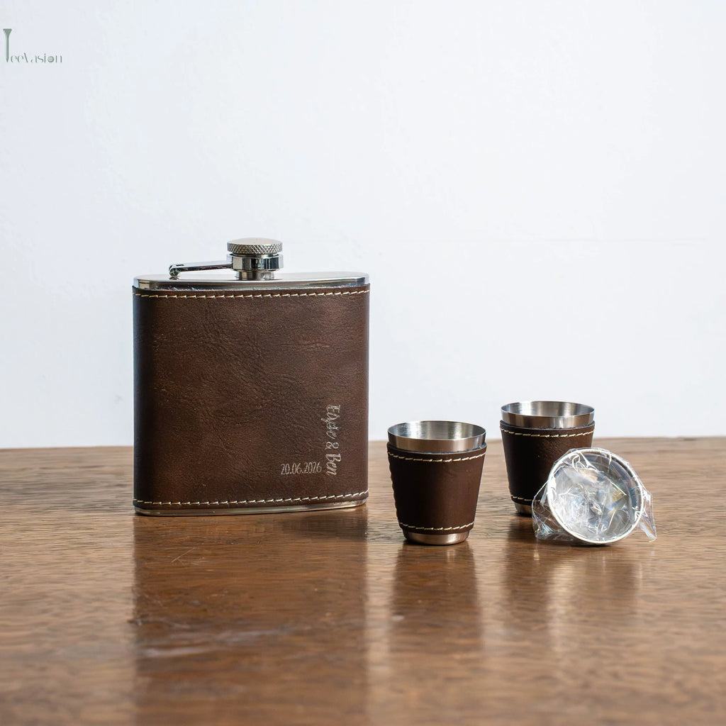 Birdie Flask – Coffret flasque de golf personnalisé, cadeau original