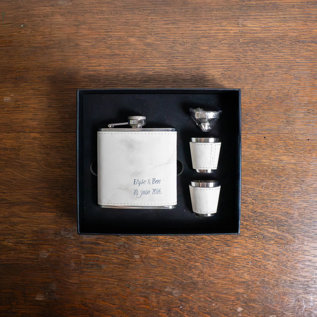 Birdie Flask – Coffret flasque de golf personnalisé, cadeau original