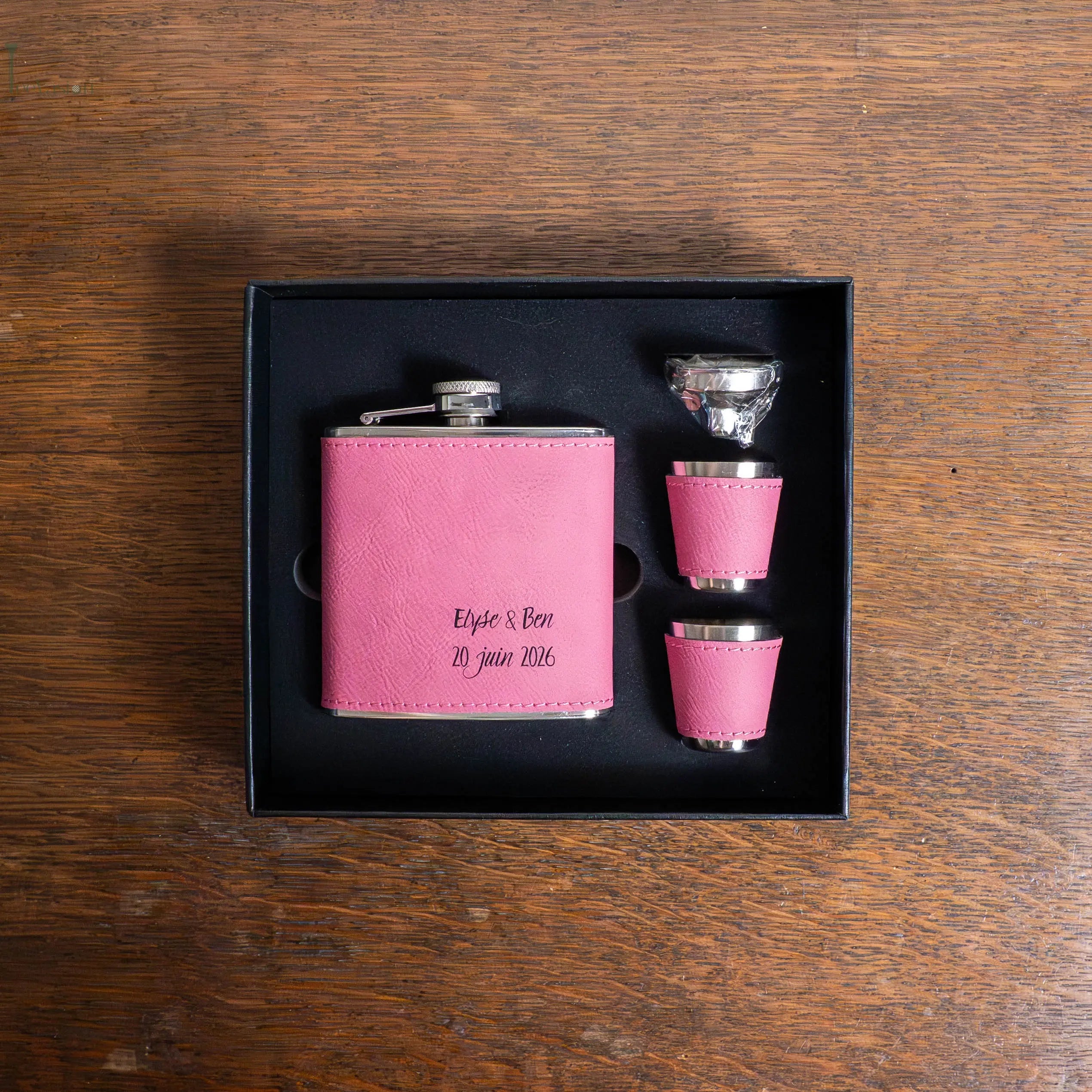 Birdie Flask – Coffret flasque de golf personnalisé, cadeau original