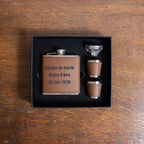 Birdie Flask – Coffret flasque de golf personnalisé, cadeau original Tee Vasion