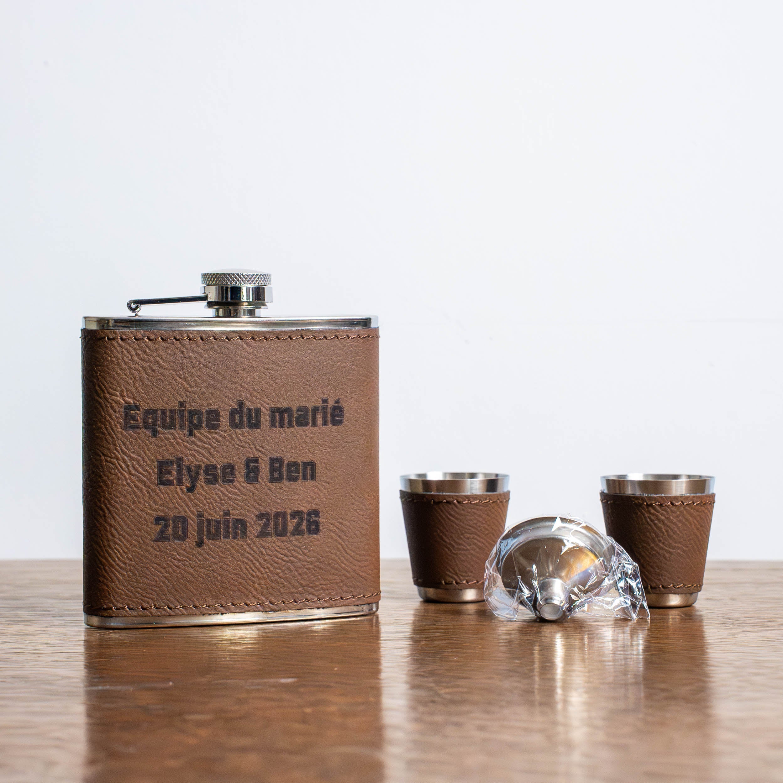 Birdie Flask – Coffret flasque de golf personnalisé, cadeau original Tee Vasion