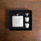 Birdie Flask – Coffret flasque de golf personnalisé, cadeau original
