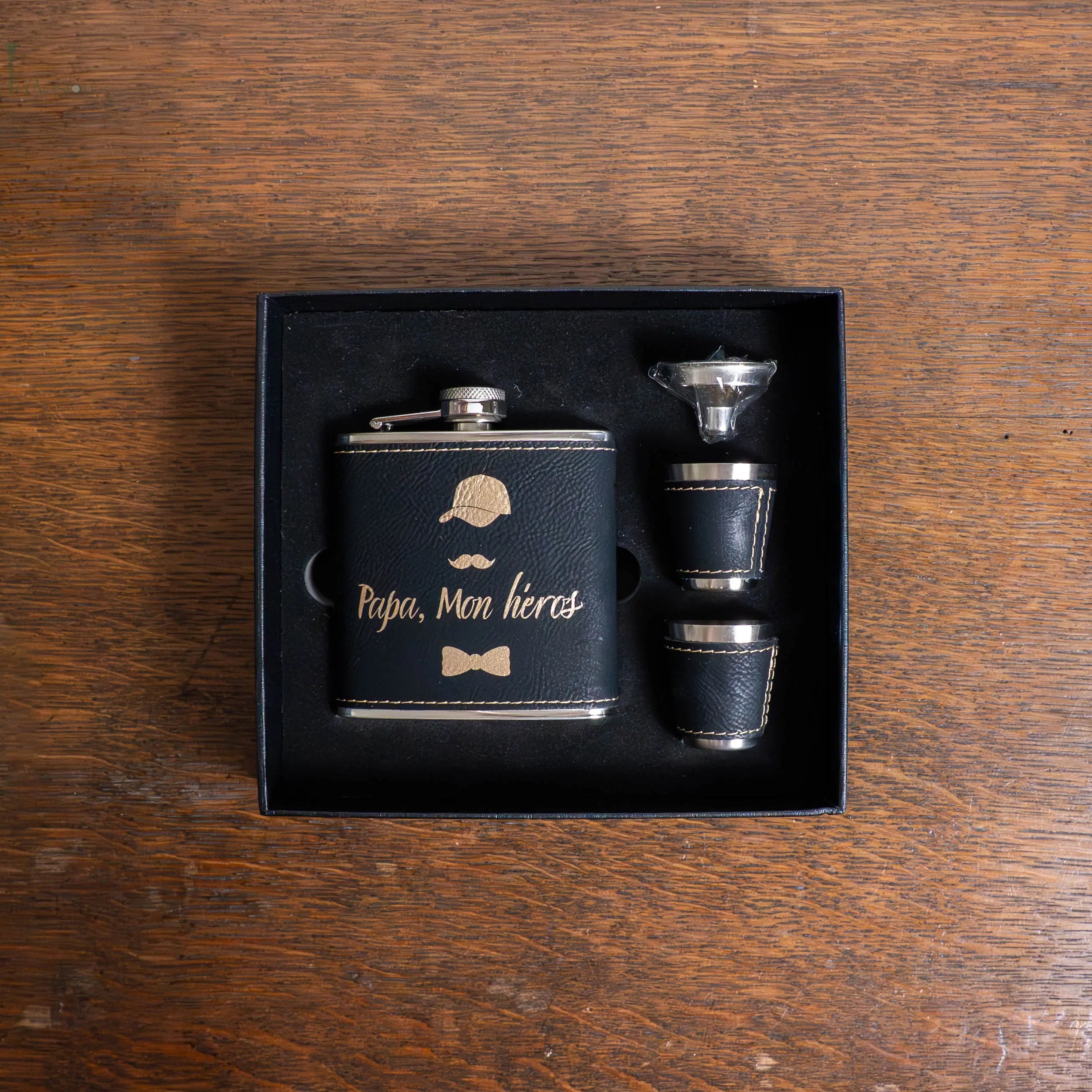 Birdie Flask – Coffret flasque de golf personnalisé, cadeau original