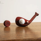 FairWood–Le trophée bois une balle gravé en forme de tête de club Tee Vasion