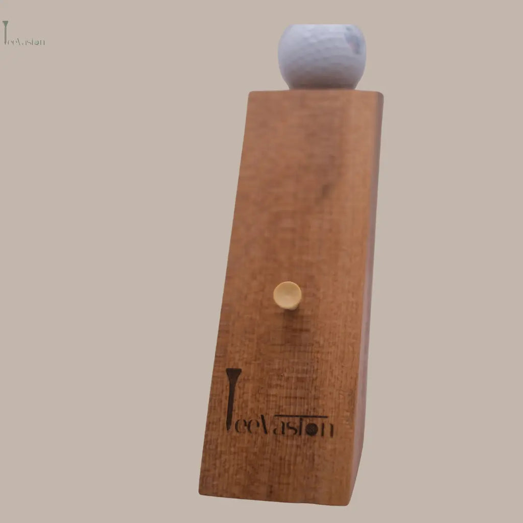 GreenWood – Trophée de golf en bois personnalisé Tee Vasion