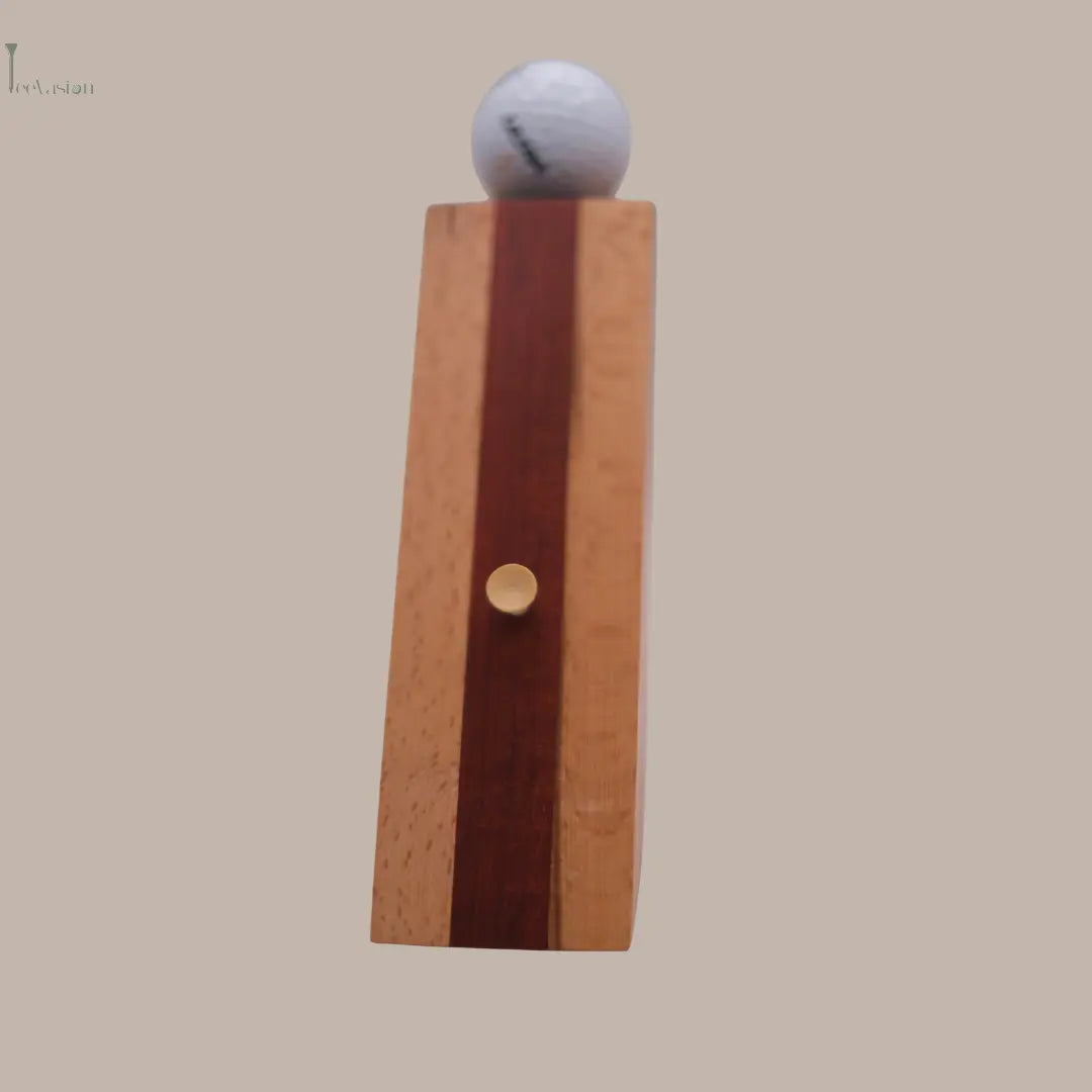 GreenWood – Trophée de golf en bois personnalisé Tee Vasion