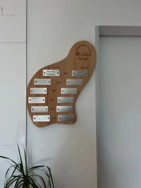 Le green d'honneur - Tableau trophée perpétuel TeeVasion