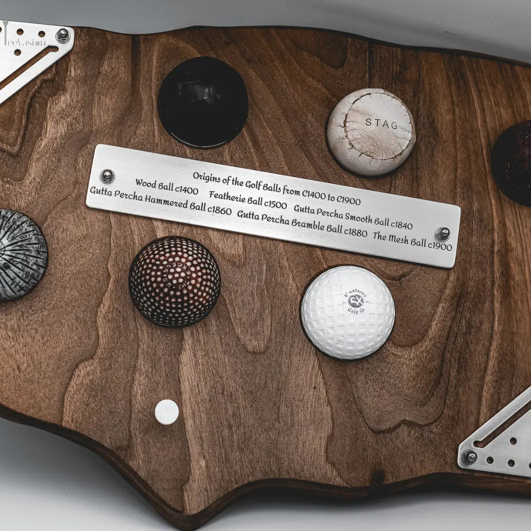 Légende du Green – Édition numérotée avec balles de golf vintage Tee Vasion