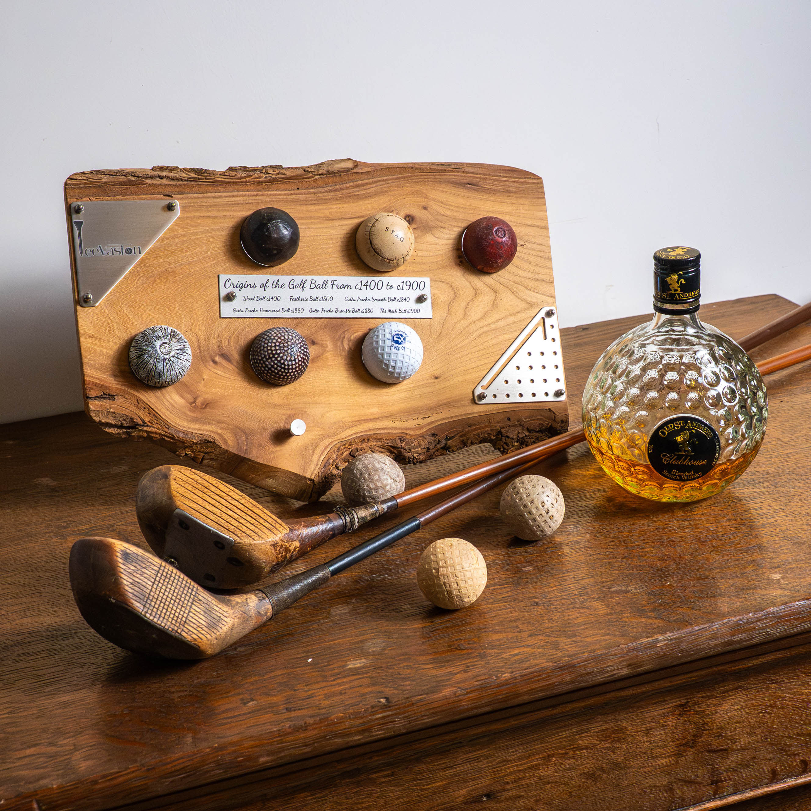 Légende du Green – Édition numérotée avec balles de golf vintage Tee Vasion