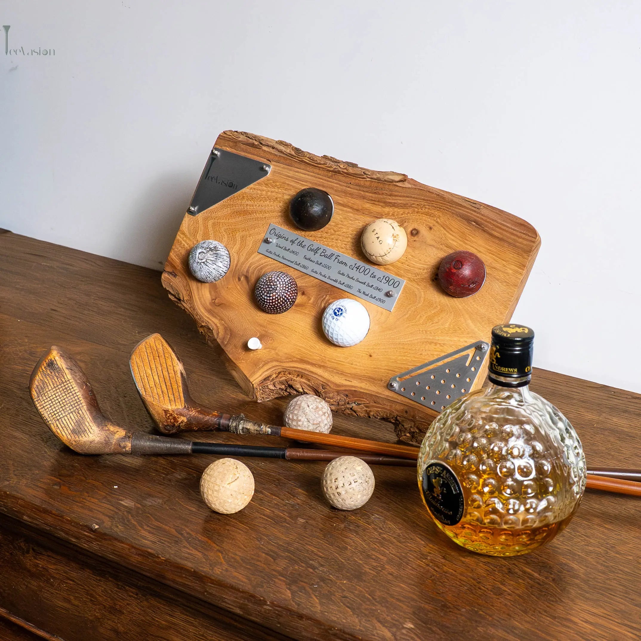 Légende du Green – Édition numérotée avec balles de golf vintage Tee Vasion