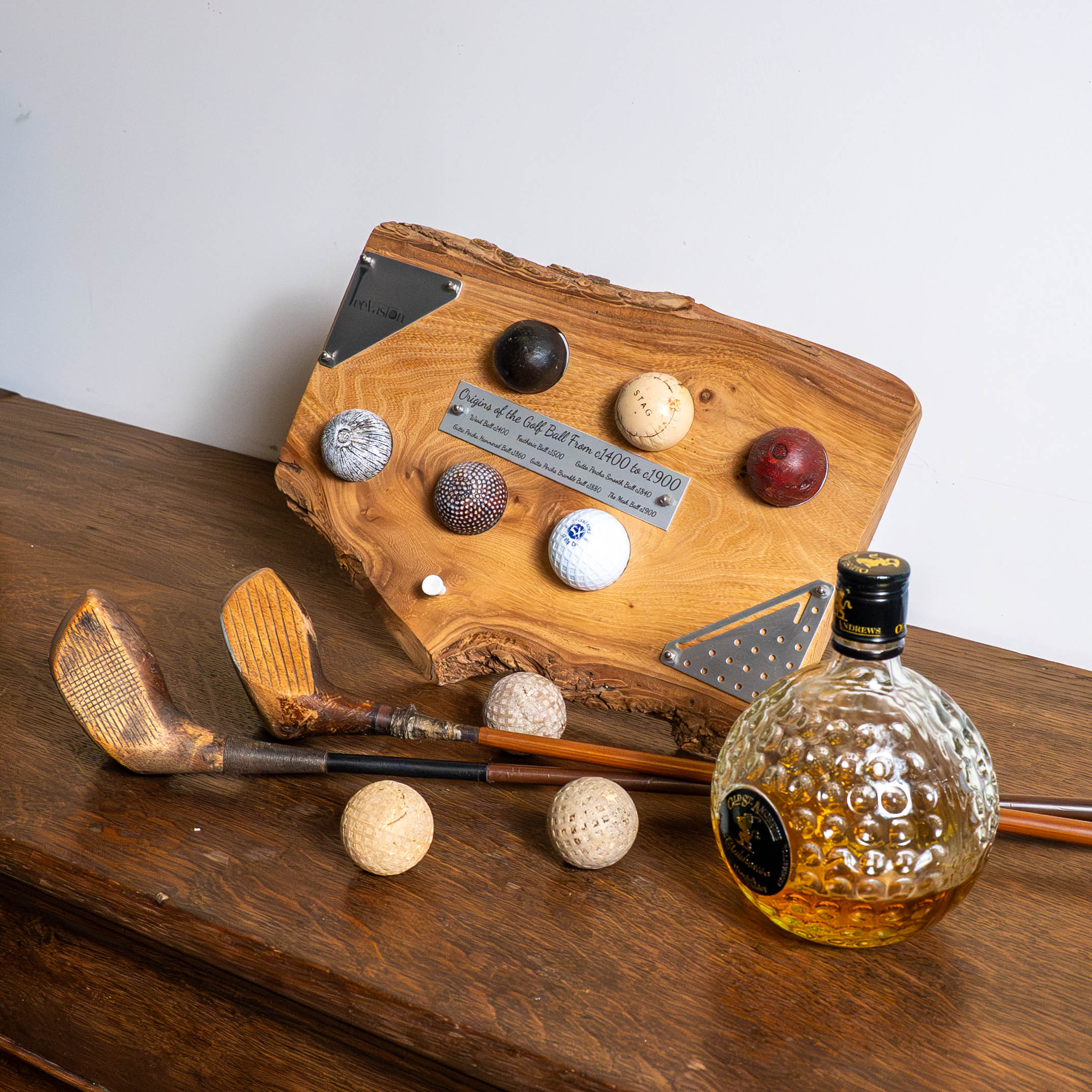 Légende du Green – Édition numérotée avec balles de golf vintage Tee Vasion