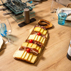 Planche de présentation en bois Wooden Slice – Élégante et unique TeeVasion