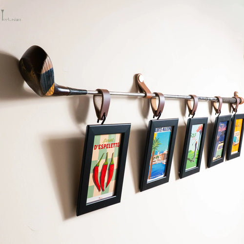 Porte-casquettes mural en club de golf vintage Tee Vasion