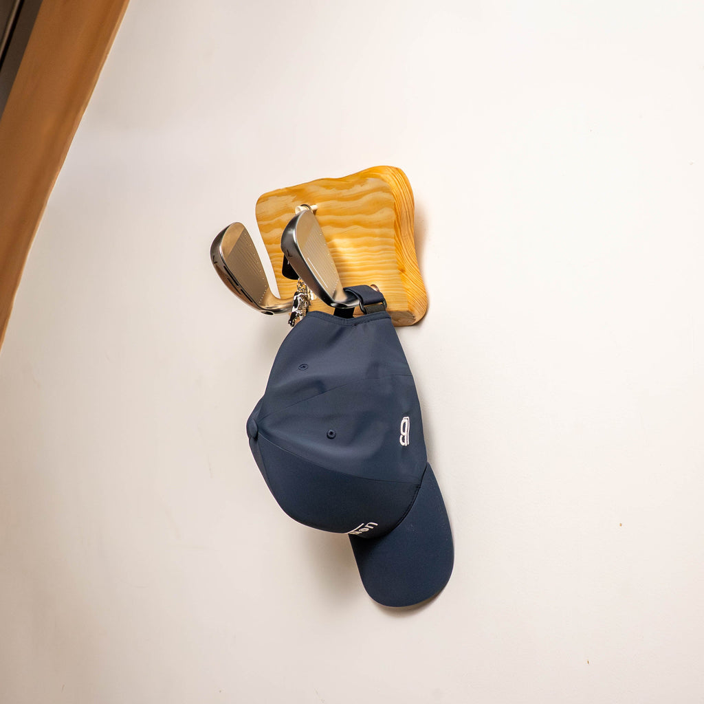 Porte-manteau golf élégant ClubHanger, design tête de club unique Tee Vasion