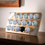 Présentoir bois élégant pour vos plus belles balles de golf TeeVasion