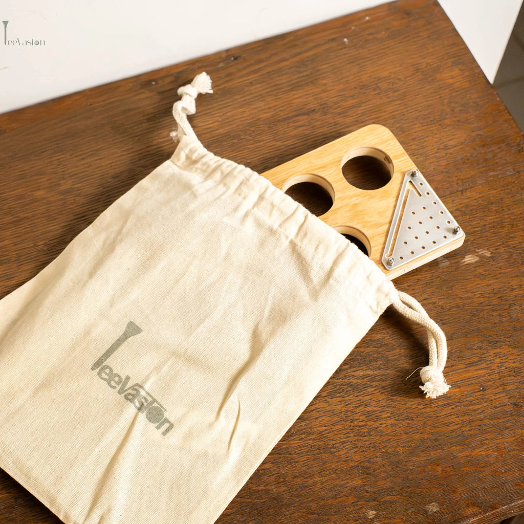 Présentoir bois élégant pour vos plus belles balles de golf TeeVasion