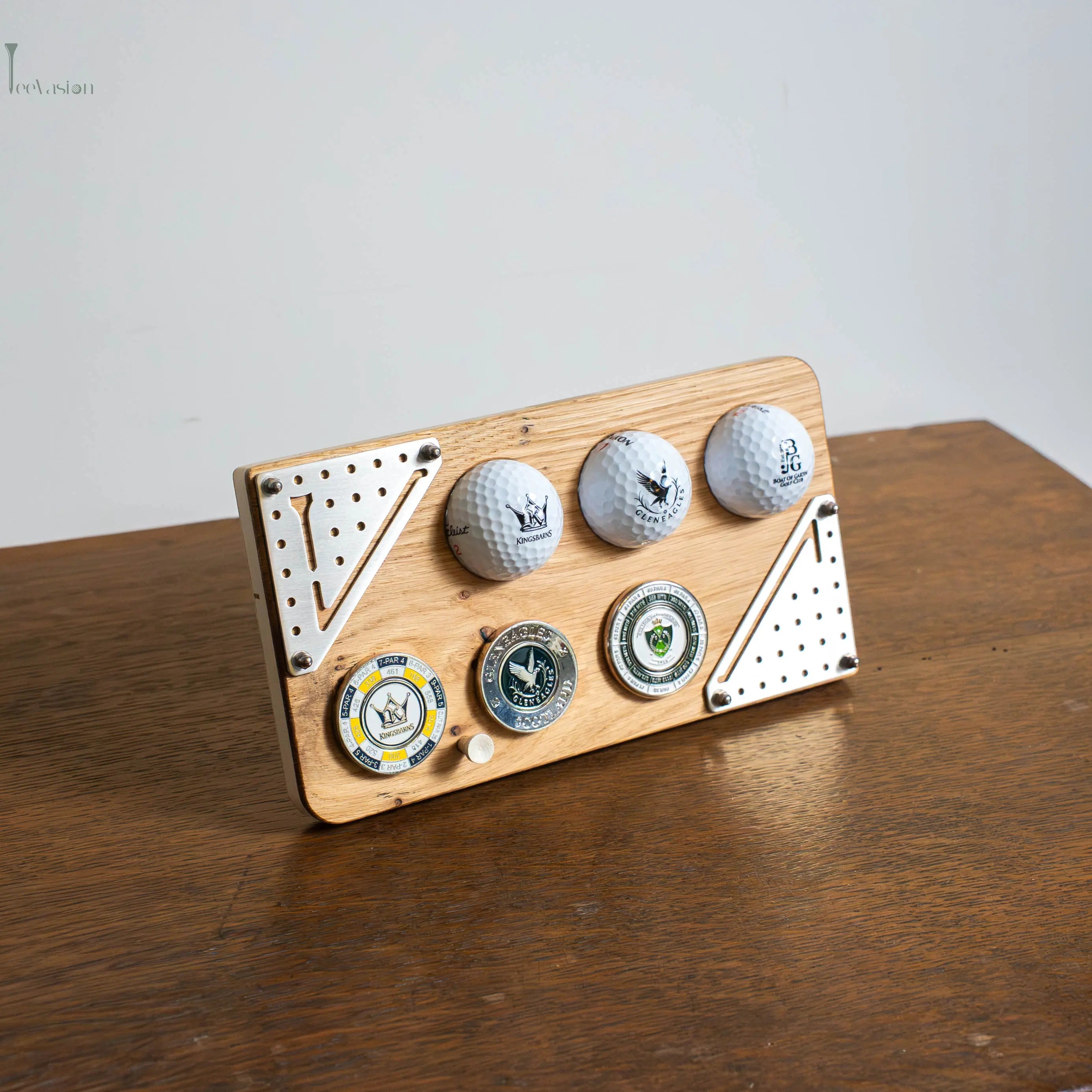 Support bureau 3 balles & 3 marque-balles Tee Vasion