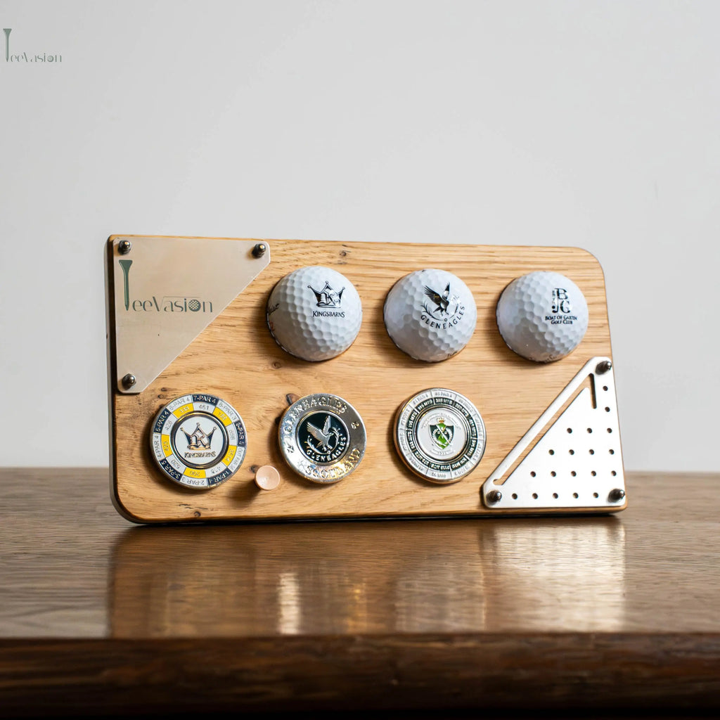 Support bureau 3 balles & 3 marque-balles Tee Vasion