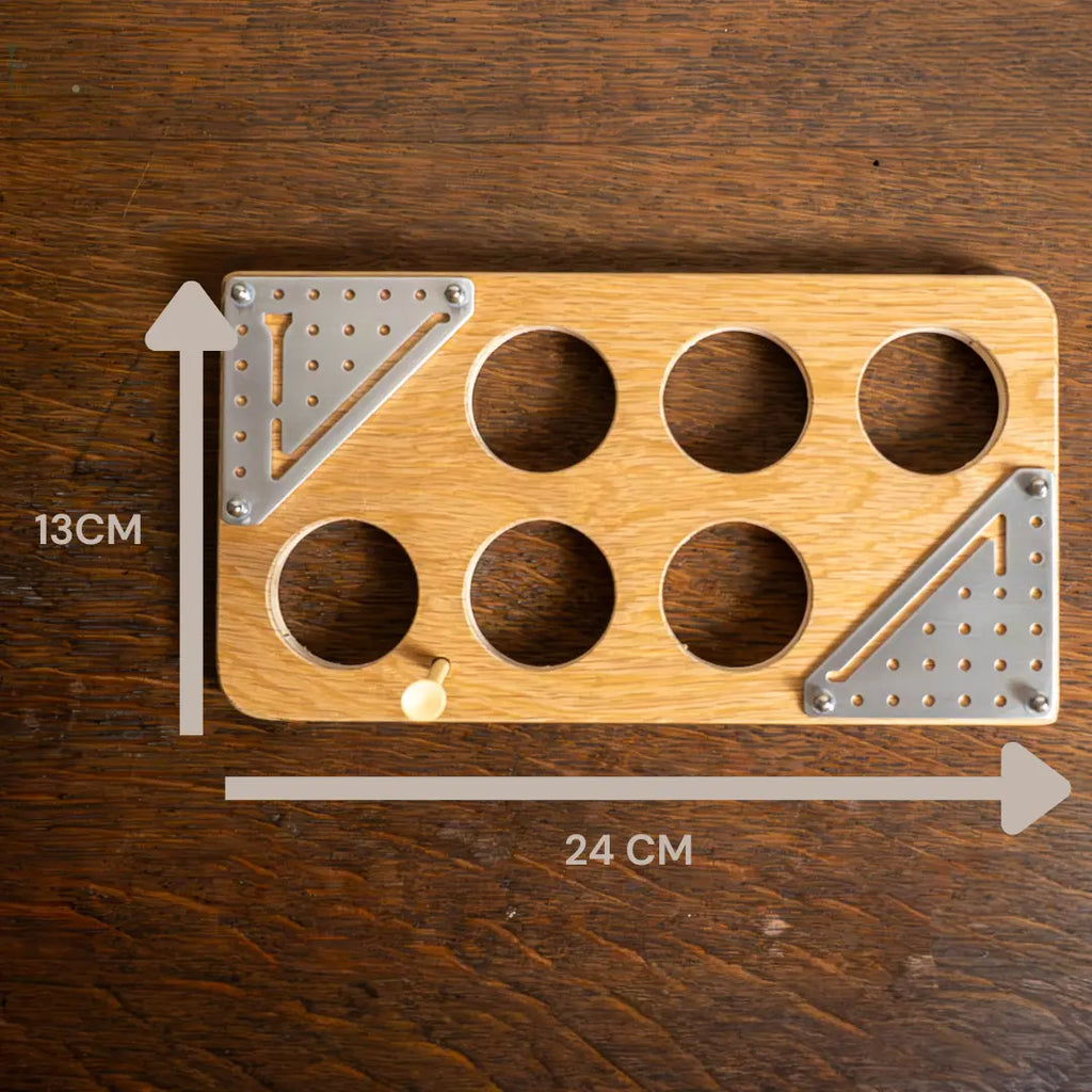 Présentoir bois élégant pour vos plus belles balles de golf TeeVasion