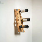 Support mural en bois pour bouteille, design golf avec tee géant TeeVasion