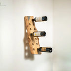 Support mural en bois pour bouteille, design golf avec tee géant TeeVasion