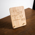 T’as le Swing – Cadre bois à message golf TeeVasion