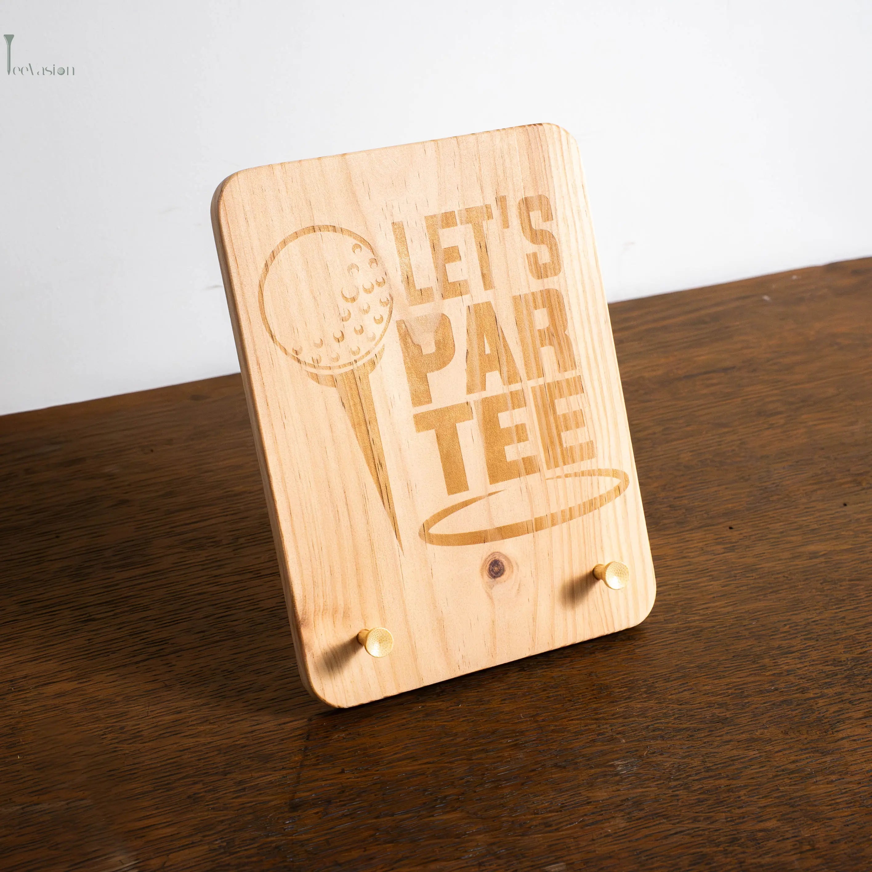 T’as le Swing – Cadre bois à message golf TeeVasion