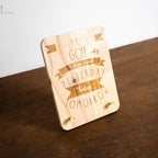 T’as le Swing – Cadre bois à message golf TeeVasion