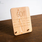 T’as le Swing – Cadre bois à message golf TeeVasion