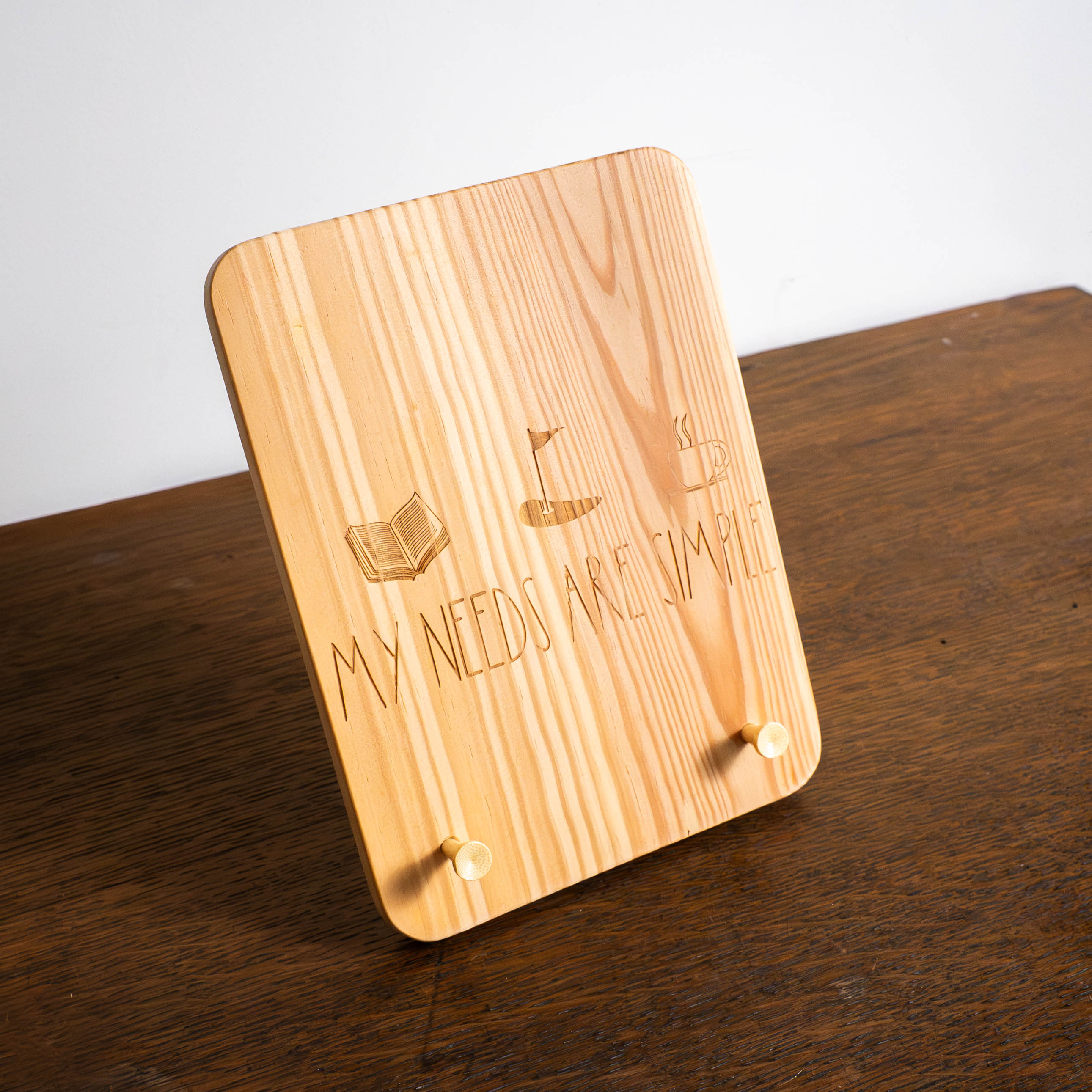 T’as le Swing – Cadre bois à message golf TeeVasion