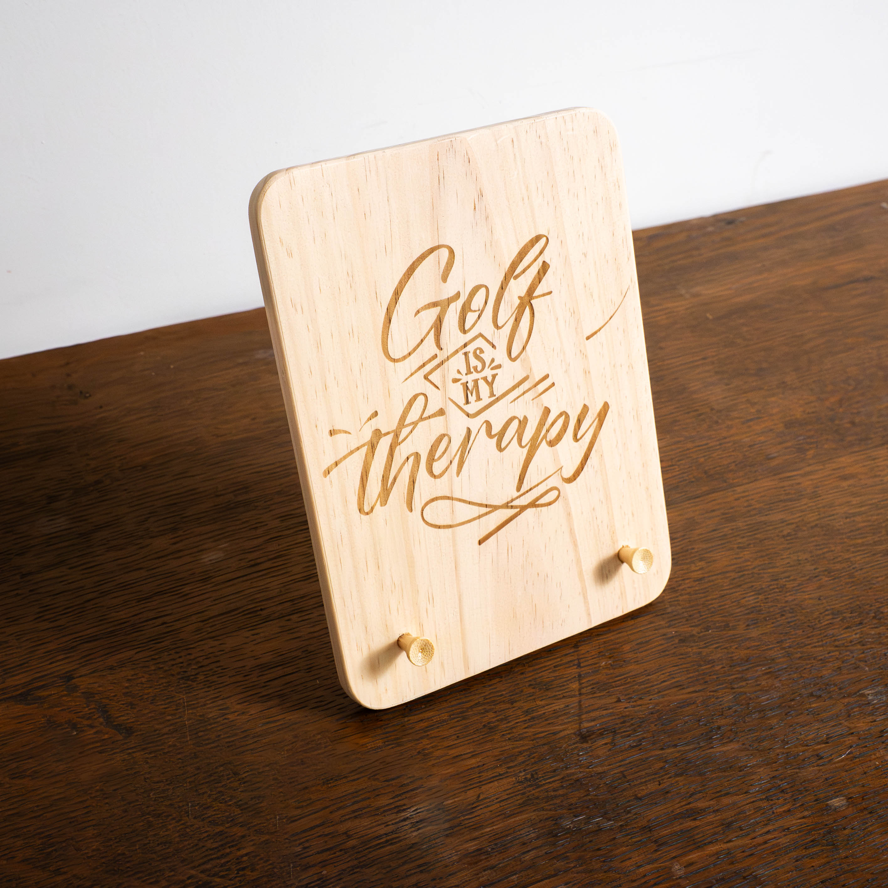 T’as le Swing – Cadre bois à message golf TeeVasion