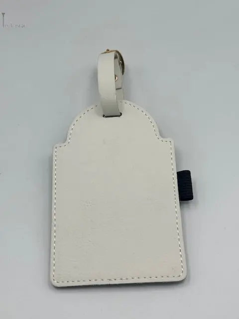 Un tag de sac personnalisable rectangle blanc 