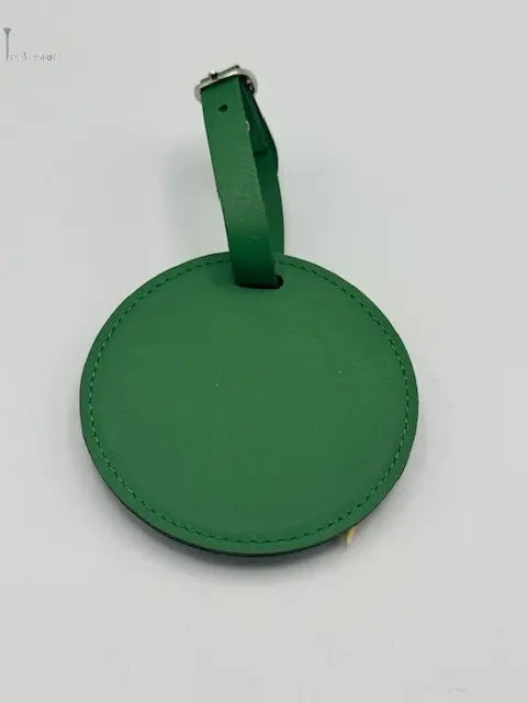 Un tag de sac personnalisable de couleur verte 