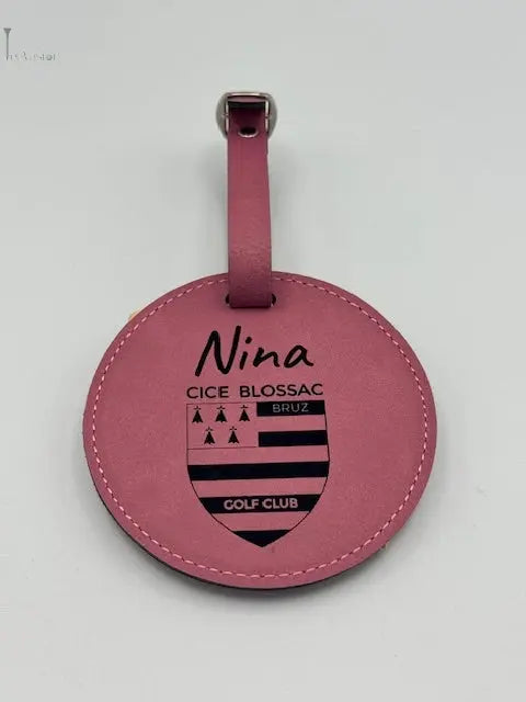 TeeTag – Étiquette de sac de golf personnalisée avec tees inclus Tee Vasion