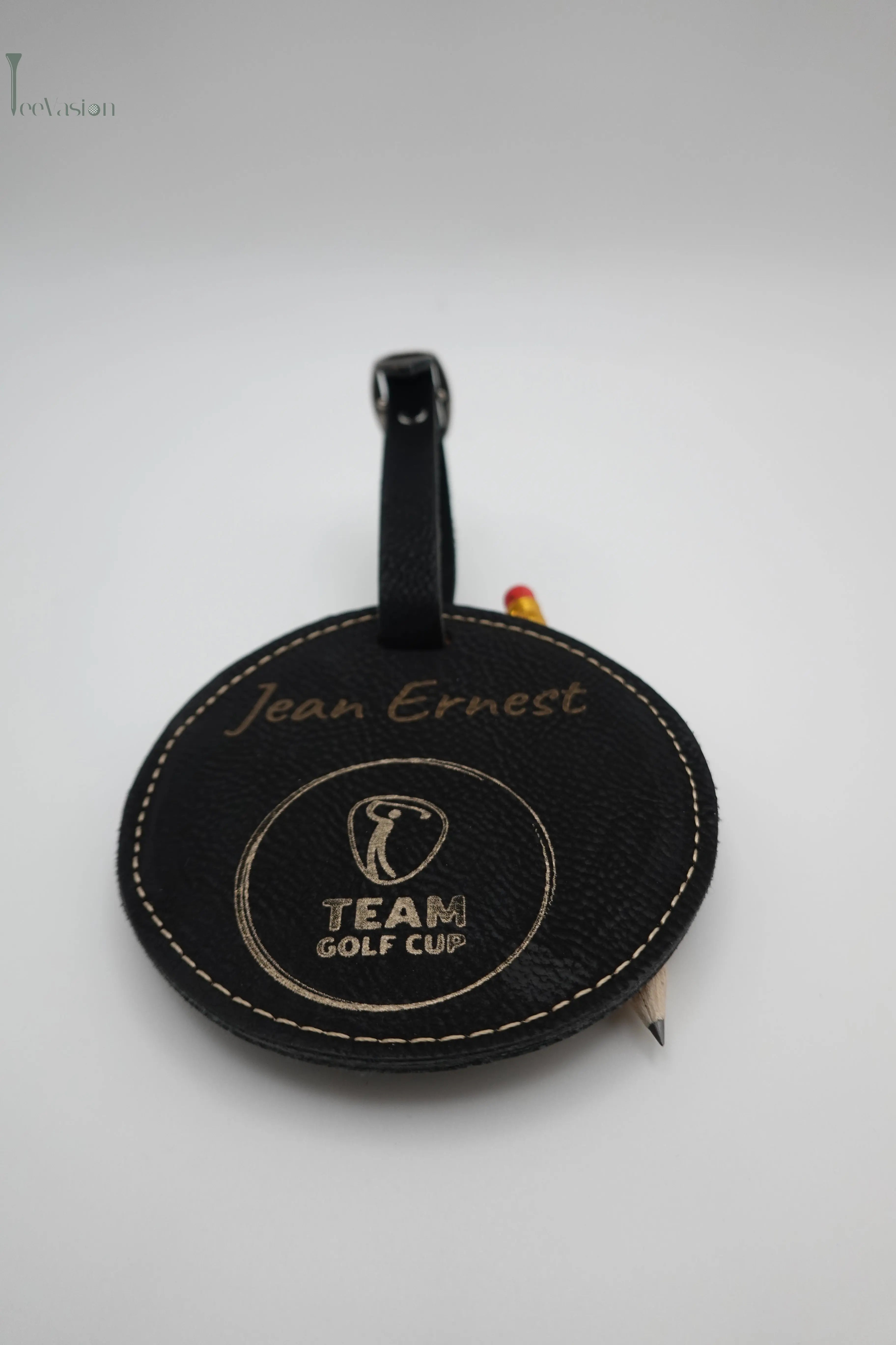 TeeTag – Étiquette de sac de golf personnalisée avec tees inclus